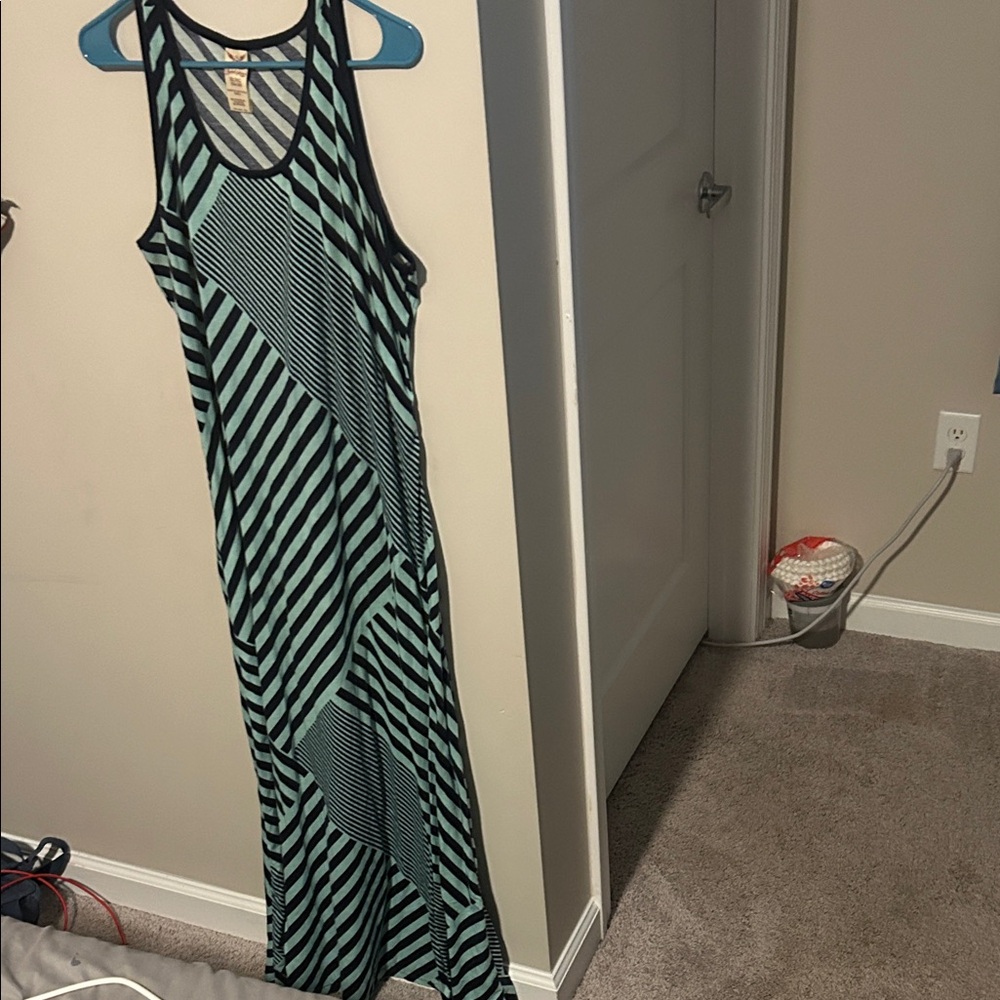 Striped Maxi Dress